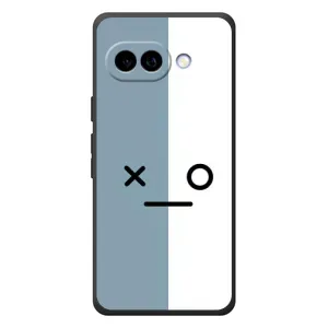 Чохли (ТПУ) (смішні стікери) для Google Pixel 10a (Сіро-білий)