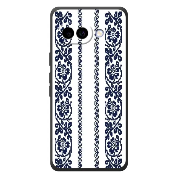 Чохол з малюнком «Синя вишиванка» для Google Pixel 10a Чохол з малюнком «Синя вишиванка» для Google Pixel 10a