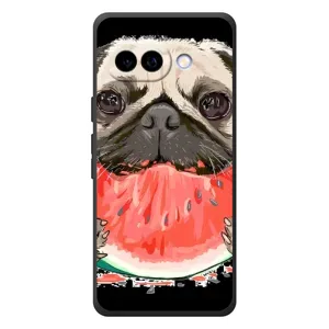 Чехол (ТПУ) Милые собачки для Google Pixel 10a (Смешной Мопс)