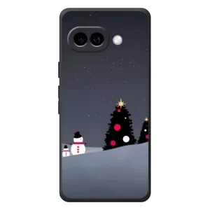 Чохли на Новий Рік Google Pixel 10a (Сніговички)