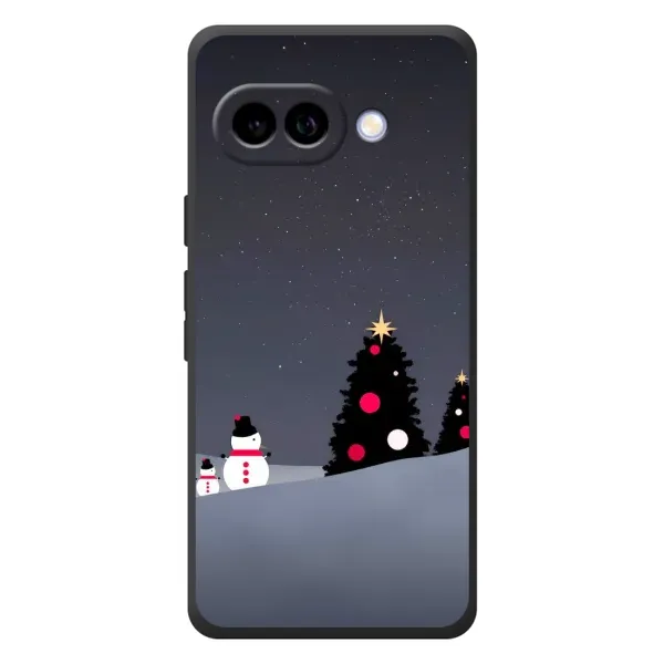 Чехол с рисунком «Снеговички» для Google Pixel 10a Чехол с рисунком «Снеговички» для Google Pixel 10a