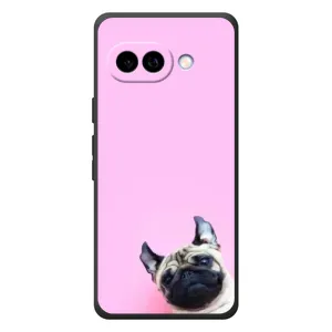 Бампер для Google Pixel 10a с картинкой "Песики" (Собака на розовом)