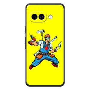 Силіконовий бампер (Працівники) на Google Pixel 10a (Будівельник)