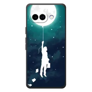 Чехол (ТПУ) с планетами на Google Pixel 10a (To The moon)