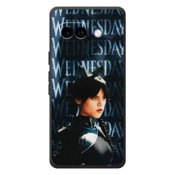 Чехол с рисунком «Уэнздей с ушками» для Google Pixel 10a Чехол с рисунком «Уэнздей с ушками» для Google Pixel 10a