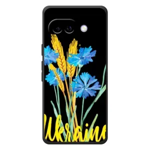 Чехол на Google Pixel 10a Украинский дизайн (Ukraine в цветочках)