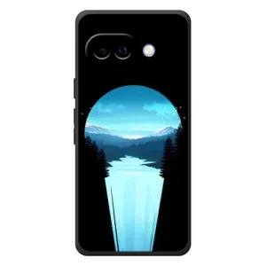 Летний Чехол на Google Pixel 10a (Синий Водопад)