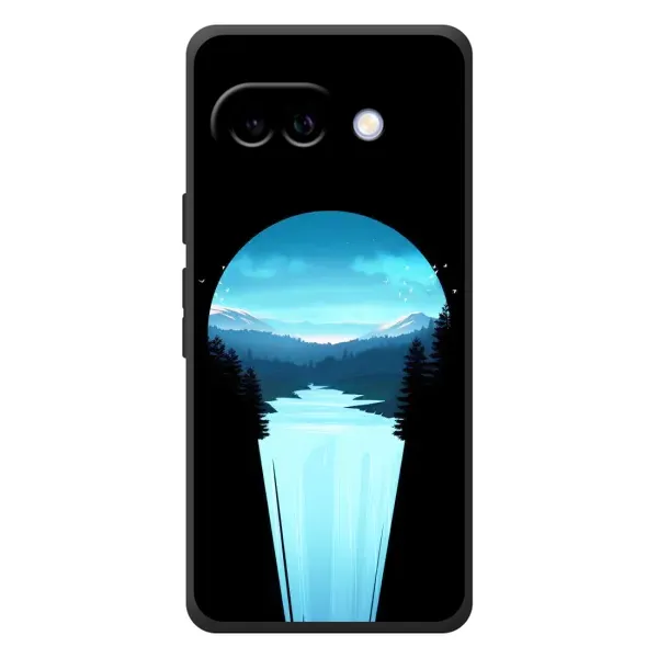 Чехол с рисунком «Синий Водопад» для Google Pixel 10a