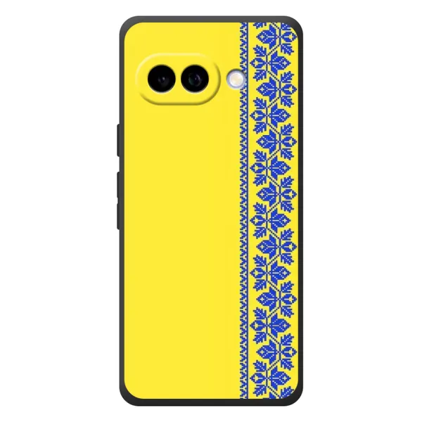 Чехол с рисунком «Вышиванка на желтом» для Google Pixel 10a Чехол с рисунком «Вышиванка на желтом» для Google Pixel 10a