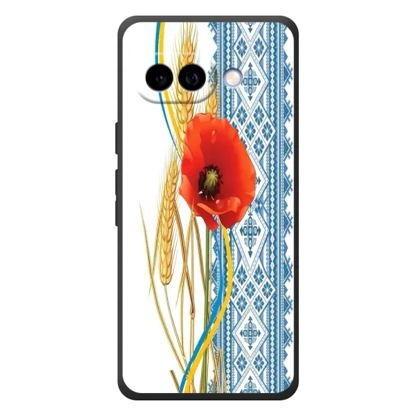 Чохол з малюнком «Вишиванка з квіткою» для Google Pixel 10a Чохол з малюнком «Вишиванка з квіткою» для Google Pixel 10a