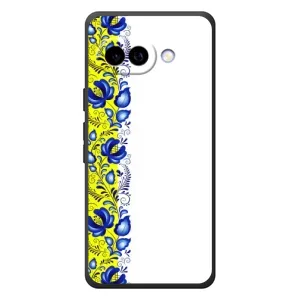 Силіконовый Чохол на Google Pixel 10a з картинкой Вишиванки (Жовто-біла вишиванка)