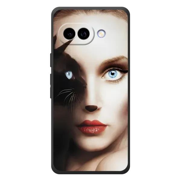 Чехол с рисунком «Женщина кошка» для Google Pixel 10a Чехол с рисунком «Женщина кошка» для Google Pixel 10a