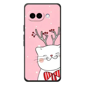 Чехол на тематику: Коты для Google Pixel 10a (Зимний кот)
