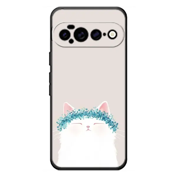 Чехол с рисунком «Белый котик» для Google Pixel 11 Pro XL