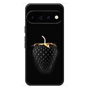 Чехол с изображением  вкусной еды для Google Pixel 11 Pro XL (Чёрная клубника)
