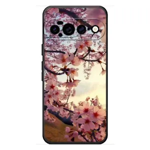 Чехол с принтом САКУРЫ на Google Pixel 11 Pro XL (Цветущая сакура)