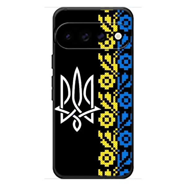 Чехол с рисунком «Герб и вышыванка» для Google Pixel 11 Pro XL Чехол с рисунком «Герб и вышыванка» для Google Pixel 11 Pro XL