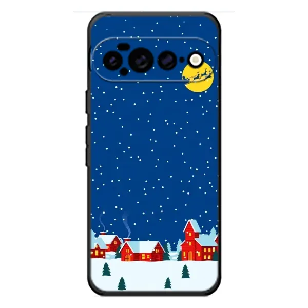 Чехол с рисунком «Город в снегу» для Google Pixel 11 Pro XL