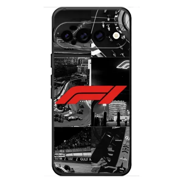 Чехол с рисунком «Коллаж Формула 1» для Google Pixel 11 Pro XL Чехол с рисунком «Коллаж Формула 1» для Google Pixel 11 Pro XL