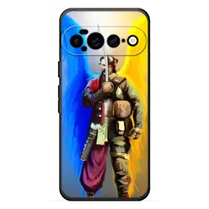 Чехол с картинкой (Патриотический КОЗАК) на Google Pixel 11 Pro XL (Козак с крыльями)
