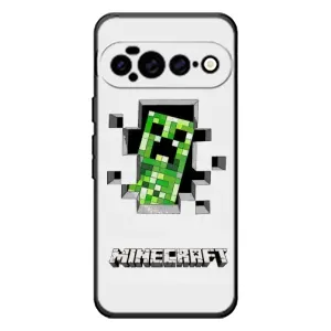 Чехлы для Google Pixel 11 Pro XL (Персонажи Майн Крафт) (Крипер)