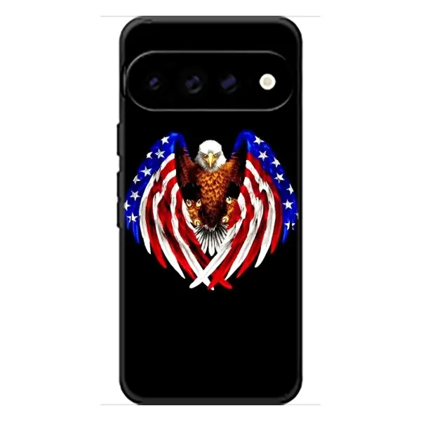 Чехол с рисунком «Крылья США» для Google Pixel 11 Pro XL Чехол с рисунком «Крылья США» для Google Pixel 11 Pro XL