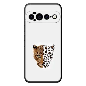 Чохол з леопардовим принтом на Google Pixel 11 Pro XL (Леопард на білому)