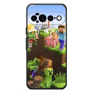 Чехлы для Google Pixel 11 Pro XL (Персонажи Майн Крафт) (Майн-крафт)