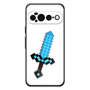 Чехлы для Google Pixel 11 Pro XL (Персонажи Майн Крафт) (Меч)