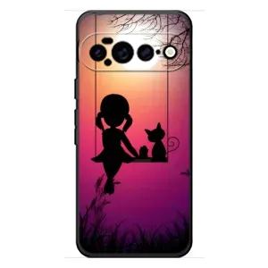 Дівчачий Чохол для Google Pixel 11 Pro XL (На гойдалці)