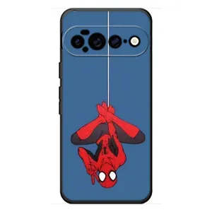 Чехол Супергерой Человека Паука на Google Pixel 11 Pro XL (На паутине)