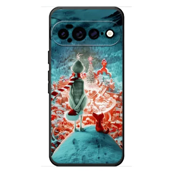 Чехол с рисунком «Новогодний Гринч» для Google Pixel 11 Pro XL