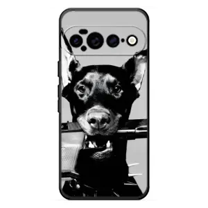 Чохол ДОБЕРМАН  для Google Pixel 11 Pro XL (Небезпечний доберман)