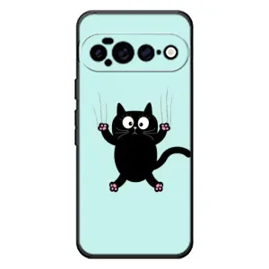 Силиконовый чехол с котиком для Google Pixel 11 Pro XL