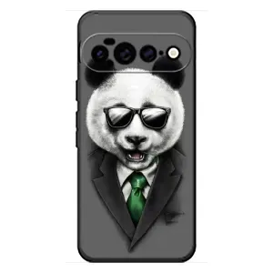 Чохли з Пандами на Google Pixel 11 Pro XL (Панда в окулярах)