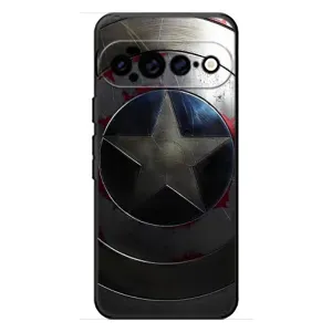 Чехол с Щитом Капитана Америки на Google Pixel 11 Pro XL (Ретро Щит Капитана)