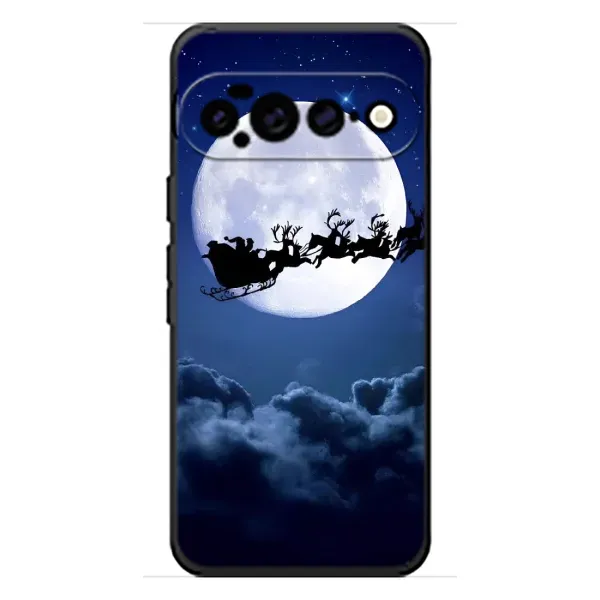 Чехол с рисунком «Санта - луна» для Google Pixel 11 Pro XL