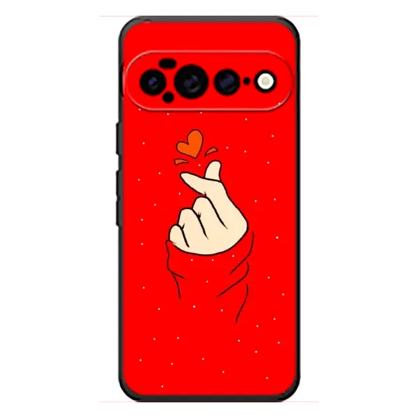 Чехол с рисунком «Сердце на красном» для Google Pixel 11 Pro XL Чехол с рисунком «Сердце на красном» для Google Pixel 11 Pro XL