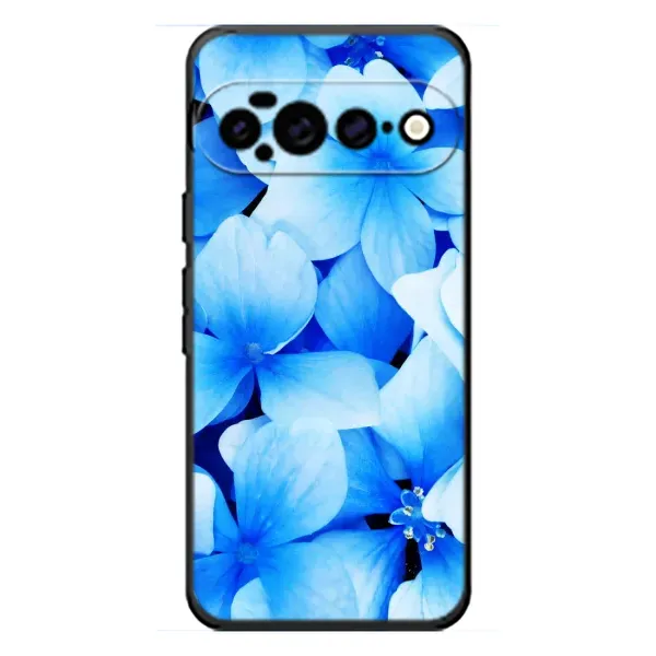 Чехол с рисунком «Синие цветы» для Google Pixel 11 Pro XL
