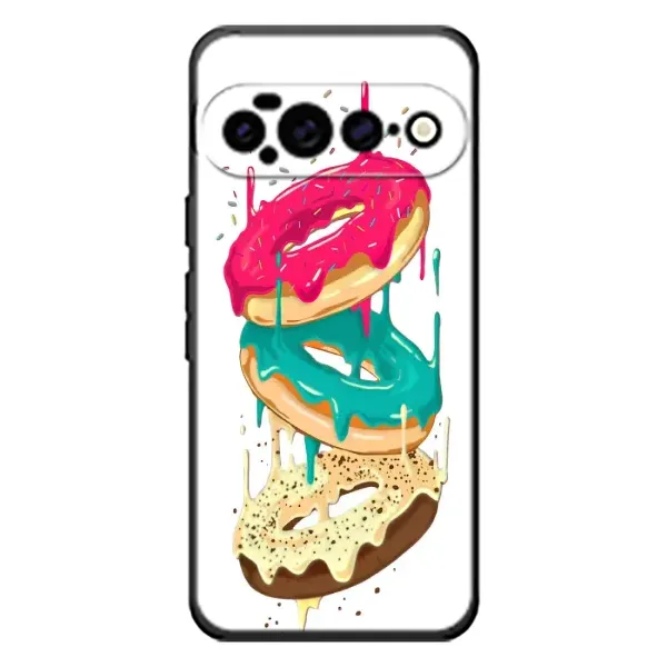 Чехол с рисунком «Сочные пончики» для Google Pixel 11 Pro XL Чехол с рисунком «Сочные пончики» для Google Pixel 11 Pro XL