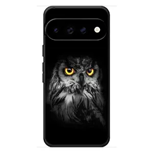 Чохли з принтом СОВИ для Google Pixel 11 Pro XL (Сова на чорному)