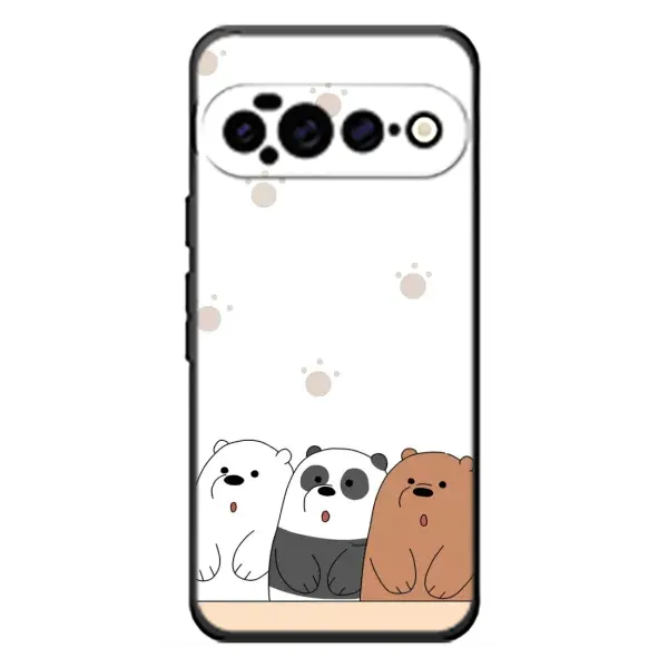 Чехол с рисунком «Удивленные медвеженки» для Google Pixel 11 Pro XL Чехол с рисунком «Удивленные медвеженки» для Google Pixel 11 Pro XL