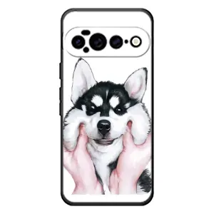 Бампер для Google Pixel 11 Pro XL з картинкою "Песики" (Собака Хаскі)