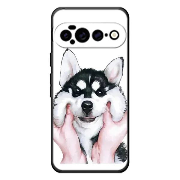 Чехол с рисунком «Собака Хаски» для Google Pixel 11 Pro XL Чехол с рисунком «Собака Хаски» для Google Pixel 11 Pro XL
