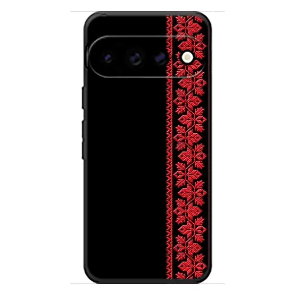 Чехол с рисунком «Вышиванка на черном» для Google Pixel 11 Pro XL Чехол с рисунком «Вышиванка на черном» для Google Pixel 11 Pro XL
