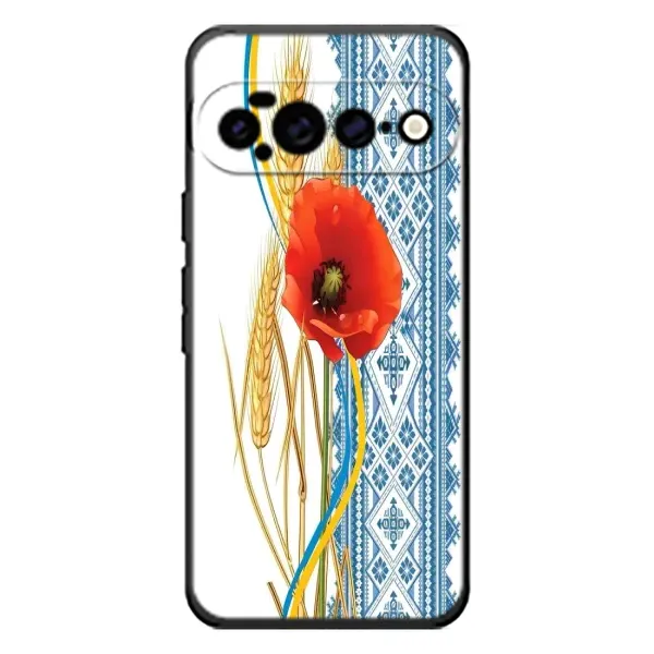 Чехол с рисунком «Вышиванка с цветком» для Google Pixel 11 Pro XL Чехол с рисунком «Вышиванка с цветком» для Google Pixel 11 Pro XL