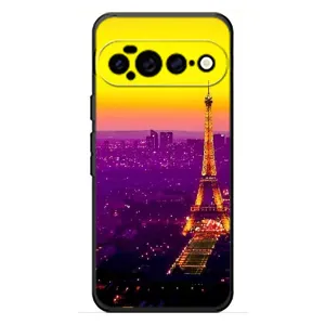 Чохол Ейфелева Вежа на Google Pixel 11 Pro XL (Яскрава башня)