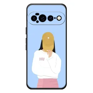 Силіконовый Чохол на Google Pixel 11 Pro XL з картинкой Модных девушек (Жовта кепка)