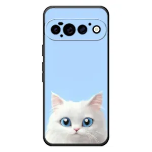 Чехол на тематику: Коты для Google Pixel 11 Pro (Белый кот)