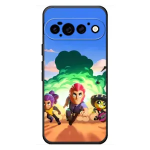 Силиконовый Чехол на Google Pixel 11 Pro с картинкой Brawl Stars (Бравел Старс)